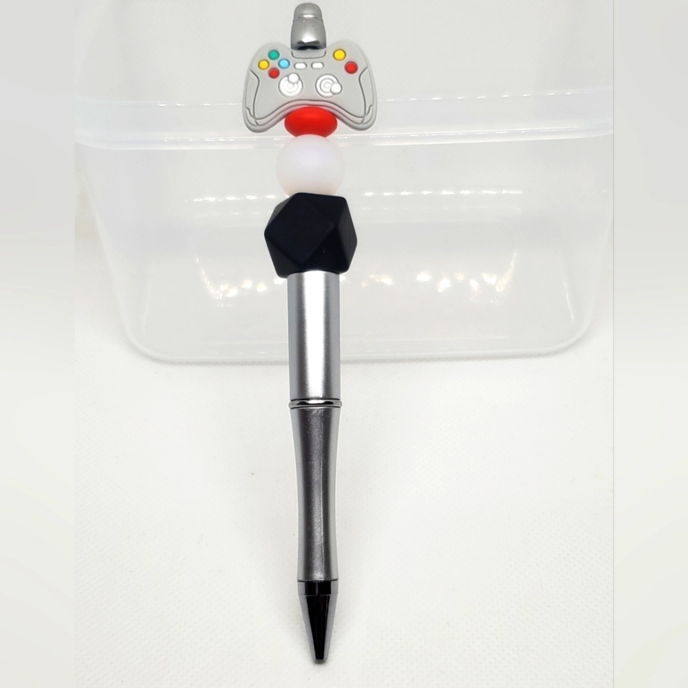 B2G1F Game Controller Themed Beaded Pen, NEW